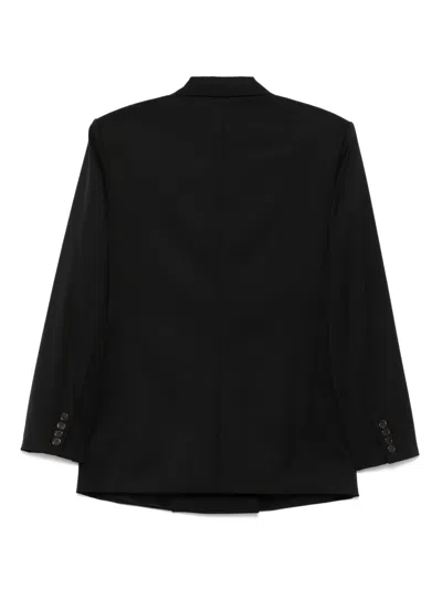 Amomento Sakko Mit Steigendem Revers In Schwarz