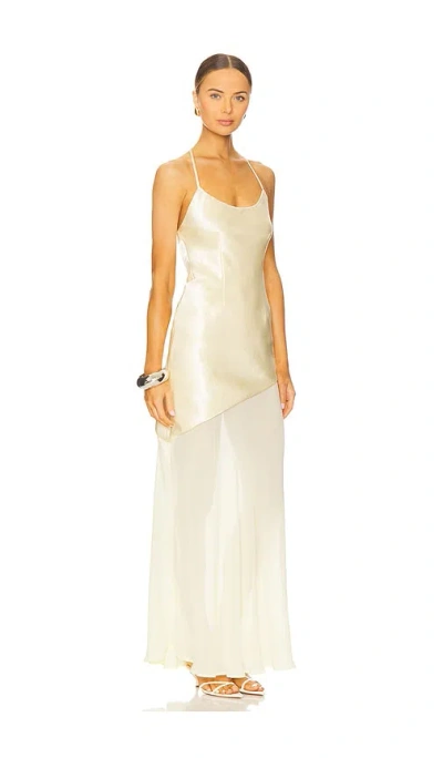 Runaway The Label Samani Maxi Dress Lemon In 柠檬色