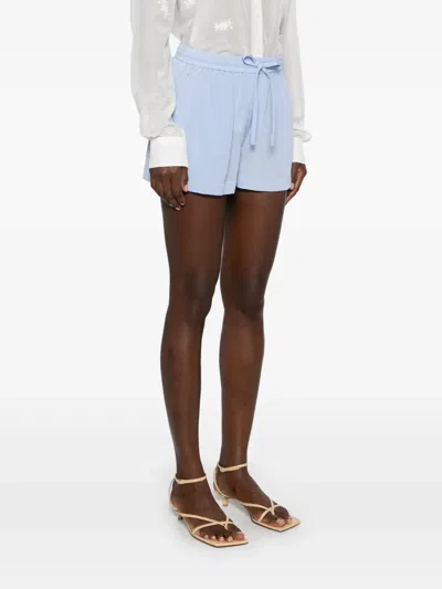 P.a.r.o.s.h Silk Shorts In Blue