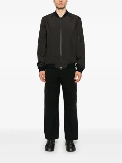 Herno Lightweight Bomber Jacket In Black