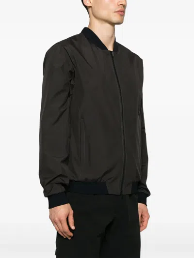 Herno Lightweight Bomber Jacket In Black