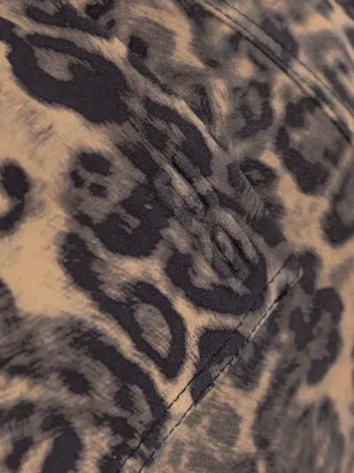 豹纹迷你半身裙