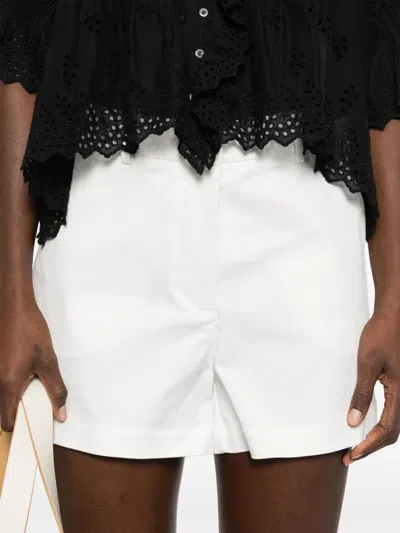 P.a.r.o.s.h Twill Shorts In White