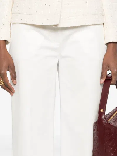 P.a.r.o.s.h Tailored Trousers In White