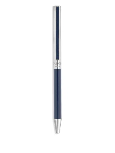 St Dupont Palladium Lacquer Classique Ballpoint Pen In Silver