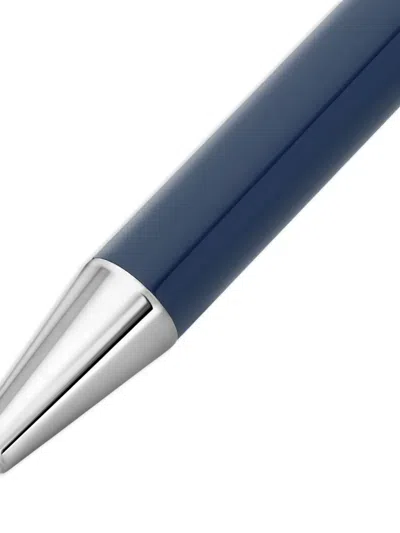 St Dupont Palladium Lacquer Classique Ballpoint Pen In Silver