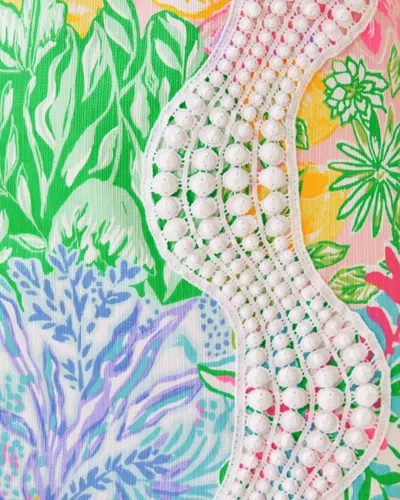 Lilly Pulitzer Sarabeth Maxi Shift Dress In Multi Bright Delight Patch In Multi Bright Delight Patch