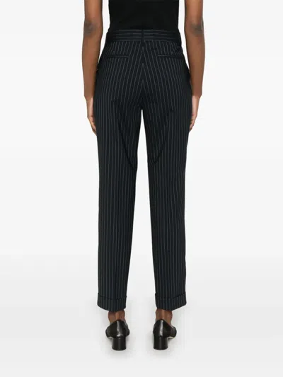 P.a.r.o.s.h Striped Trousers In Blue