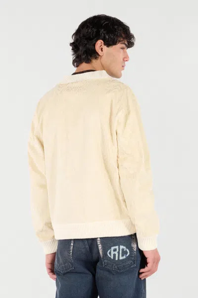 Roberto Cavalli Python-print Cardigan-style Sweatshirt In Light Beige