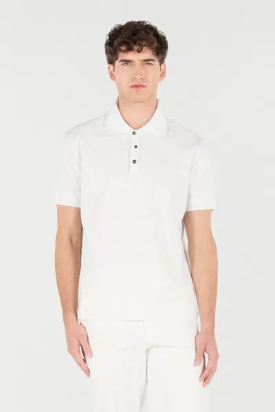Roberto Cavalli Poloshirt Mit Python-print In Ivory