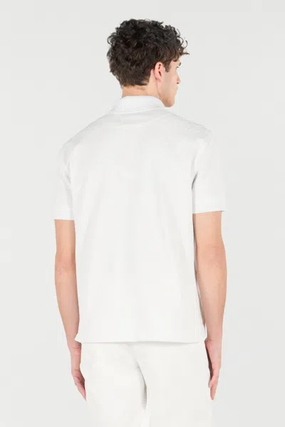 Roberto Cavalli Poloshirt Mit Python-print In Ivory