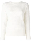 MONCLER QUILTED KNIT SWEATER,90606009965211612009