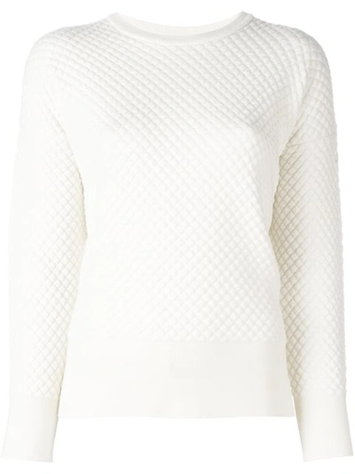 Moncler Maglione Chunky-weave Wool Sweater In Natural
