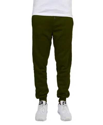 Blue Ice Men's Fleece-lined Jogger Sweatpants In Olive