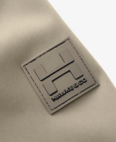 Hawke & Co. Men's All-season Lightweight Stretch Hooded Rain Jacket In Green