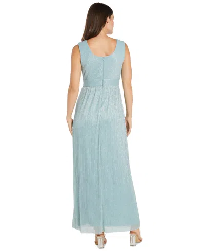 R & M Richards Women's 2-pc. Jacket & Gown Set In Seafoam