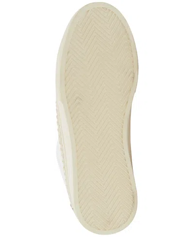 Lucky Brand Women's Cheynas Whipstitch Lace-up Sneakers In Off White,rhondite Leather
