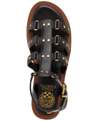 Vince Camuto Women's Claira Studded Gladiator Sandals In Black