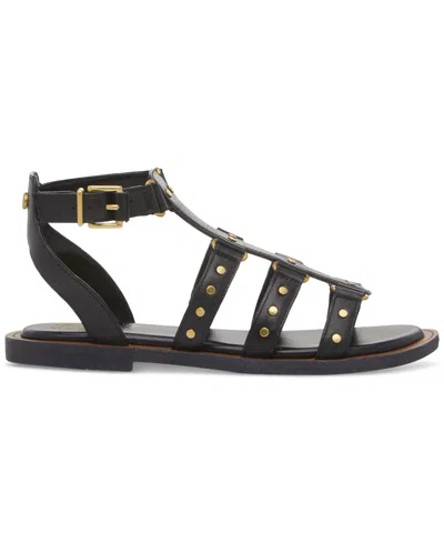 Vince Camuto Women's Claira Studded Gladiator Sandals In Black