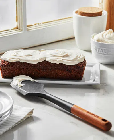 Staub Spatula In Black,brown