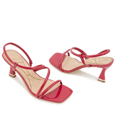 Kenneth Cole New York Women's Dreama Square Toe Dress Sandals In Red Patent