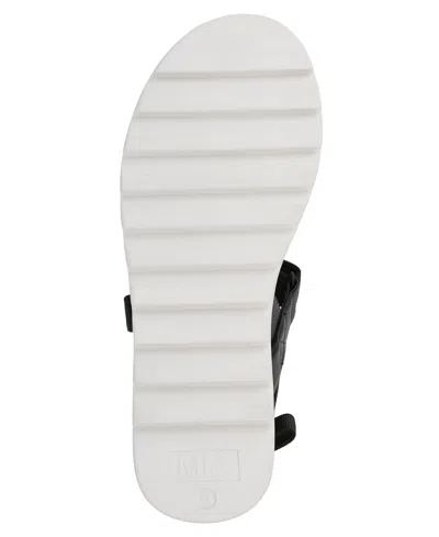 Mia Women's Jony Platform Round Toe Sandals In Black