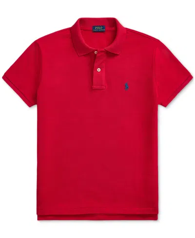 Polo Ralph Lauren Solid Piqué Polo In Red