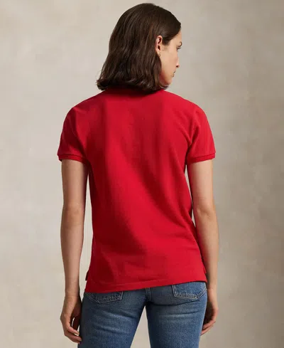 Polo Ralph Lauren Solid Piqué Polo In Red