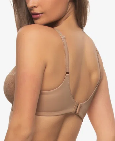 Paramour Women's Prima Seamless Unlined Molded Lace Bra In Brown