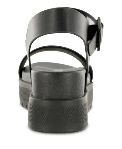 Mia Women's Kayci Platform Round Toe Sandals In Black