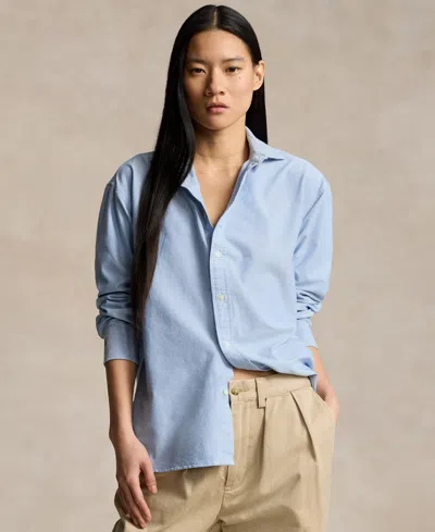 Polo Ralph Lauren Shirt With Pony In Blue