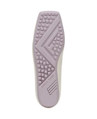 Franco Sarto Women's Imara Square Toe Ballerina Flats In Cream White Leather