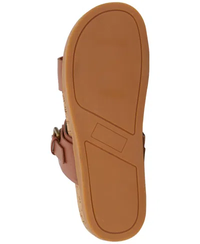 Lucky Brand Women's Dineesa Double Band Slip-on Footbed Sandals In Conger Leather