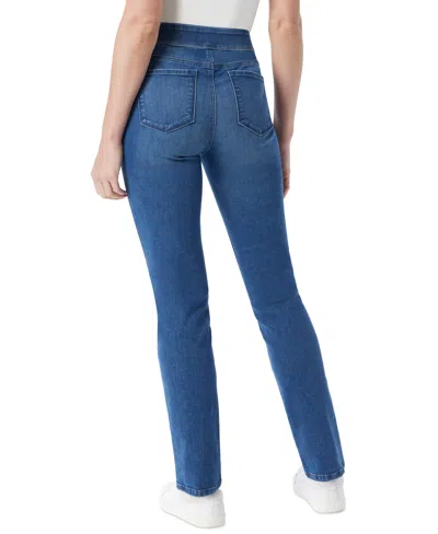 Gloria Vanderbilt Womens Stretch Denim Straight Leg Jeans In Felton