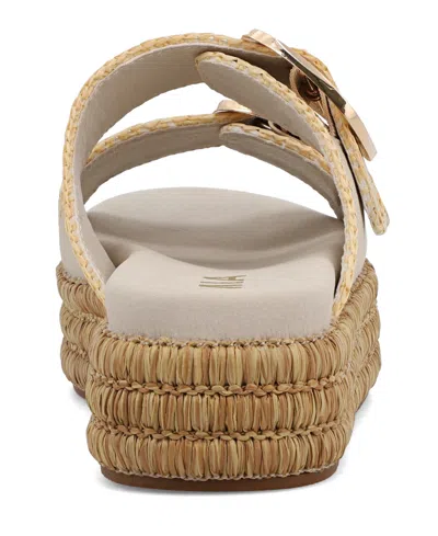 Mia Women's Mieko Seashell Platform Sandals In Beige In White