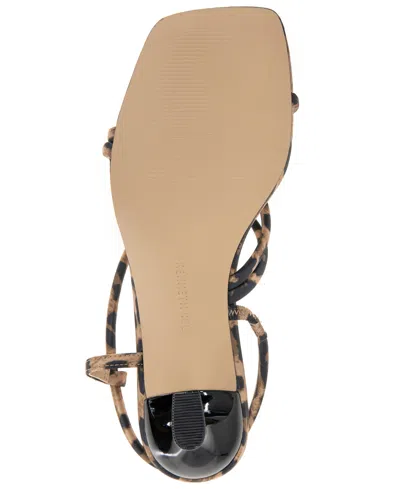 Kenneth Cole New York Women's Dreama Square Toe Dress Sandals In Leopard