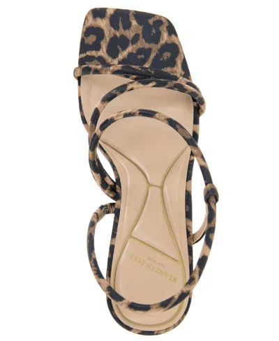 Kenneth Cole New York Women's Dreama Square Toe Dress Sandals In Leopard
