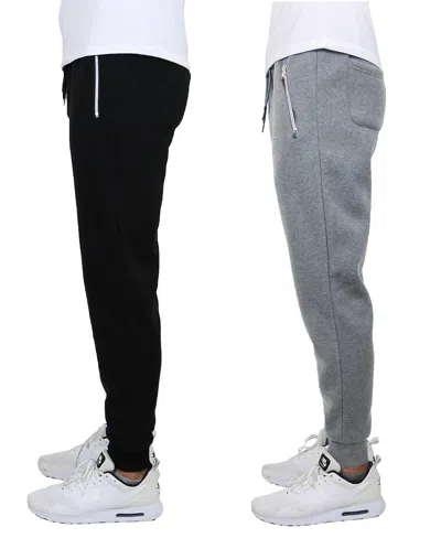 Blue Ice Men's 2-pack Fleece-lined Jogger Sweatpants In Multi