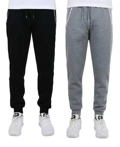 Blue Ice Men's 2-pack Fleece-lined Jogger Sweatpants In Multi
