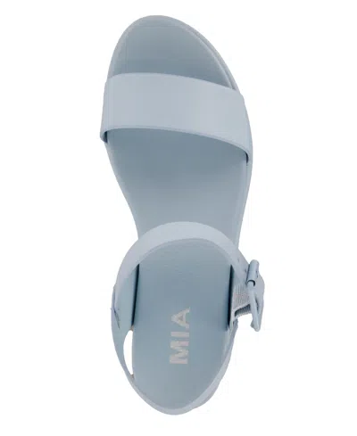 Mia Women's Kayci Platform Round Toe Sandals In Blue