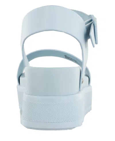 Mia Women's Kayci Platform Round Toe Sandals In Blue