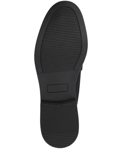 Journee Collection Women's Rainey Slip On Tailored Loafers In Black Mesh