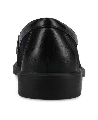 Journee Collection Women's Rainey Slip On Tailored Loafers In Black Mesh