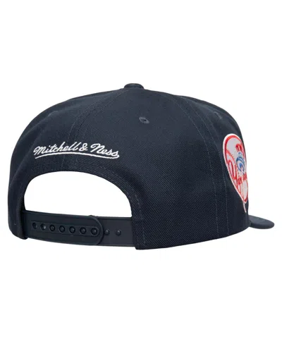 Mitchell & Ness Men's Navy New York Yankees Double Up Snapback Hat In Navy