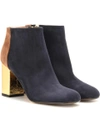 MARNI Suede and leather ankle boots