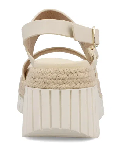 Mia Women's Yuna Round Toe Wedge Sandals In Bone
