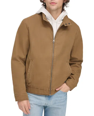 Levi's Harrington Cotton Jacket In Brown