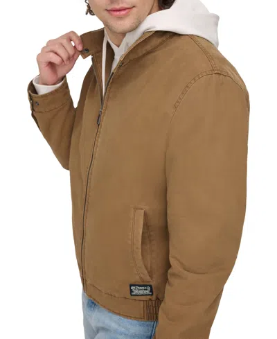 Levi's Harrington Cotton Jacket In Brown