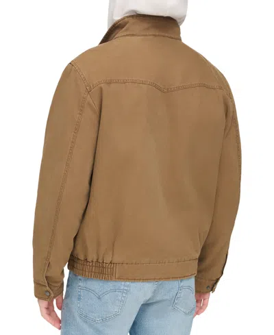 Levi's Harrington Cotton Jacket In Brown