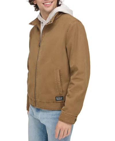 Levi's Harrington Cotton Jacket In Brown